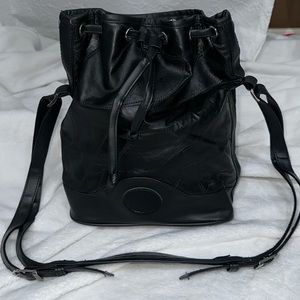 Genuine Leather bucket bag